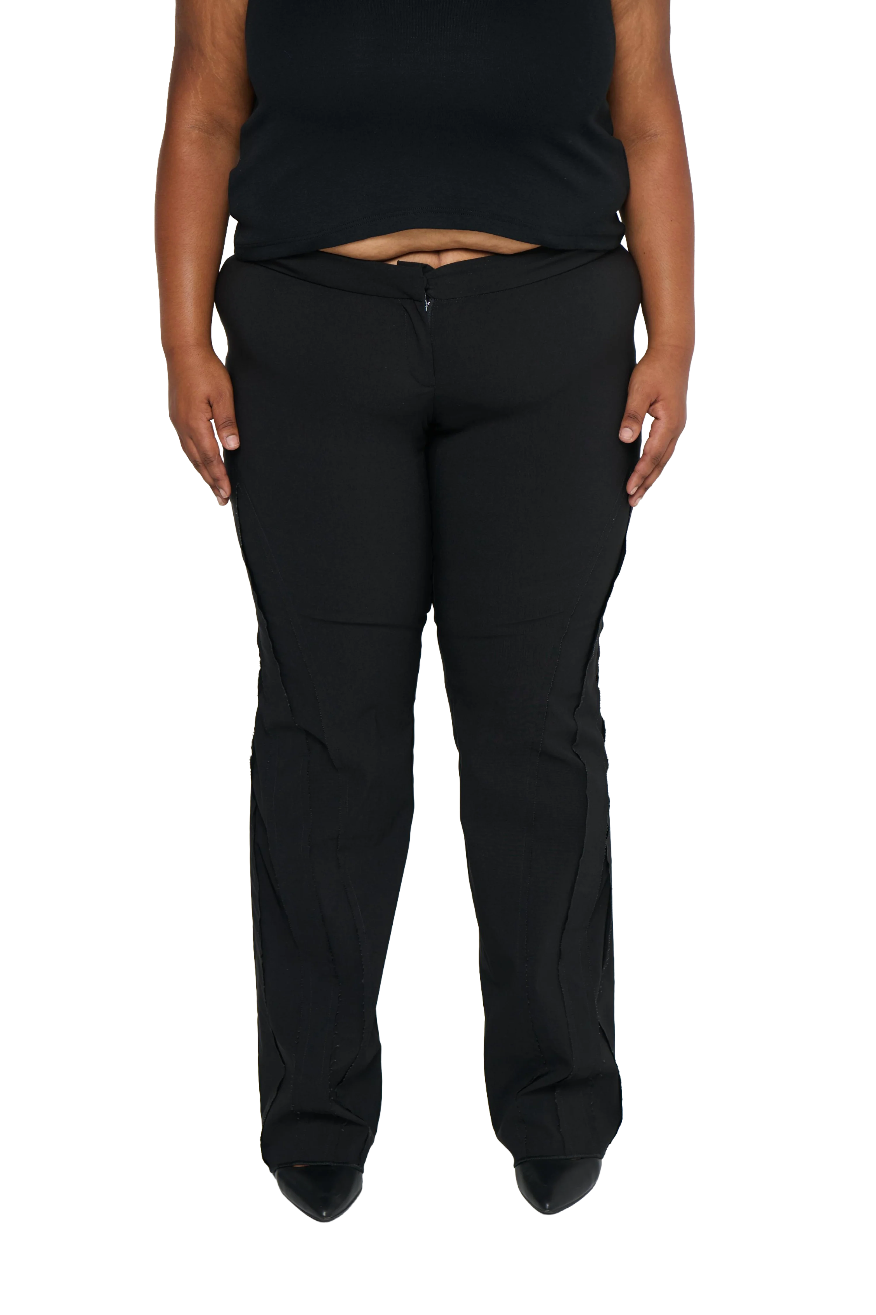 Spliced Pant Low Rise - Iron Grey - Image 5