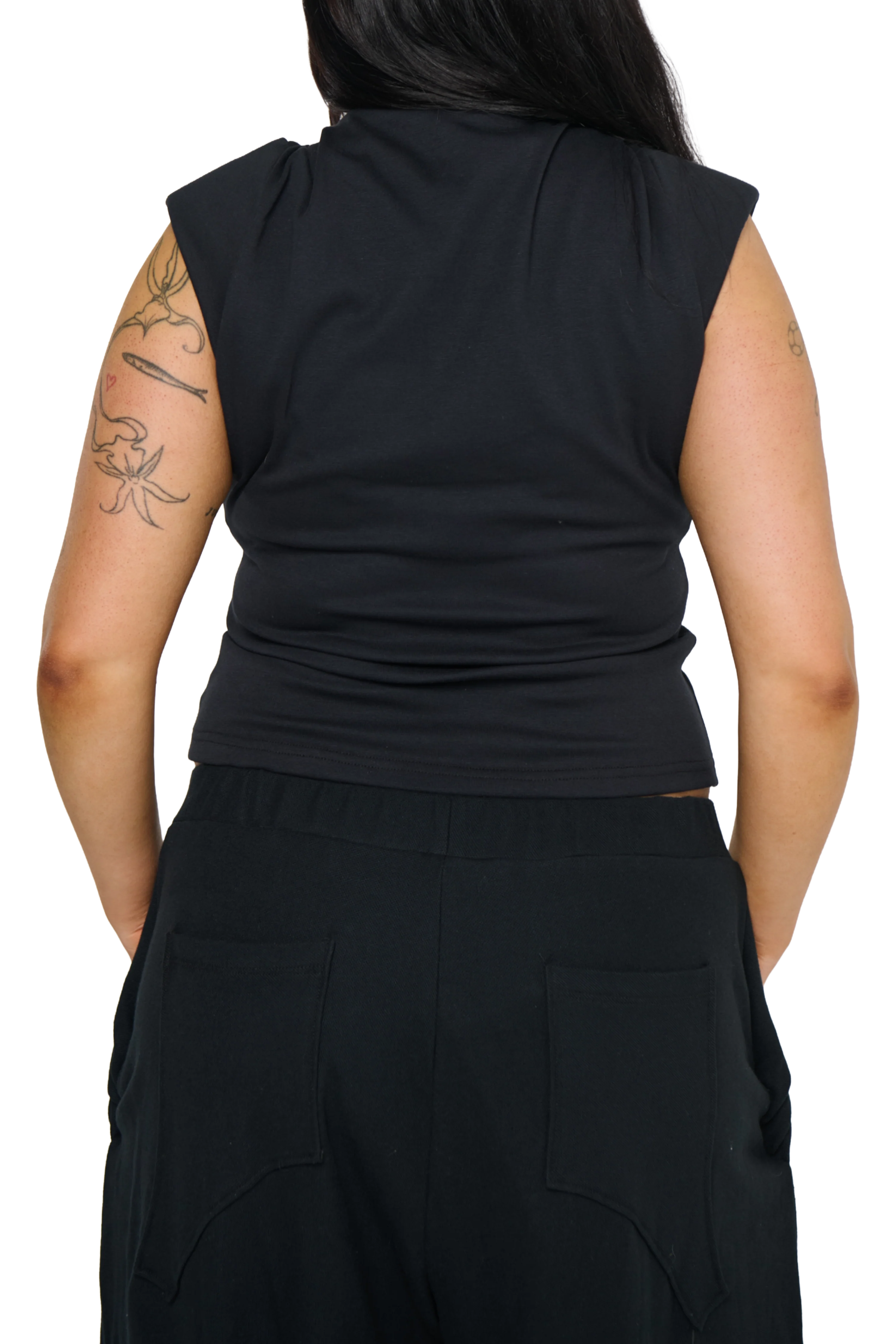 Twisted T-Shirt - Black - Image 6