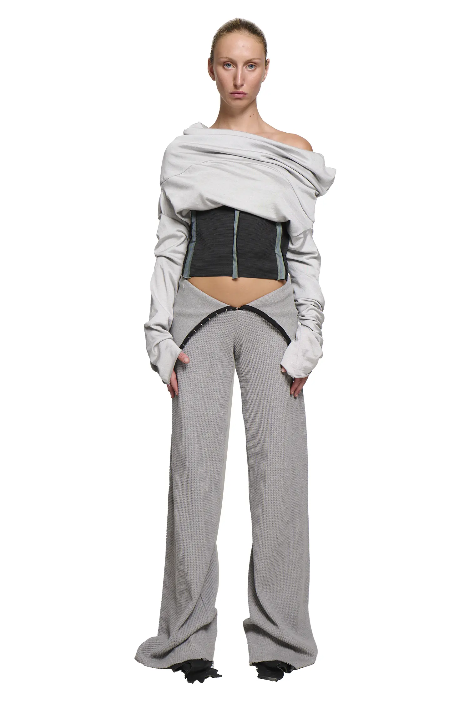 Waffle Jester Pant - Grey Marle