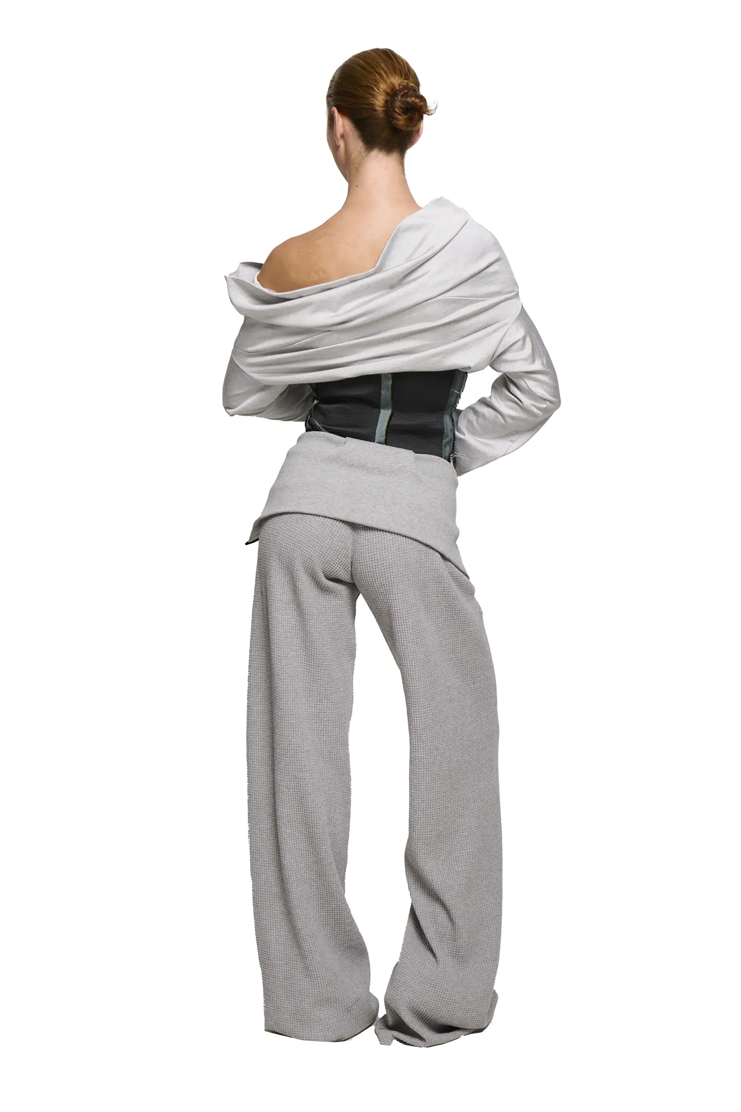 Waffle Jester Pant - Grey Marle - Image 3