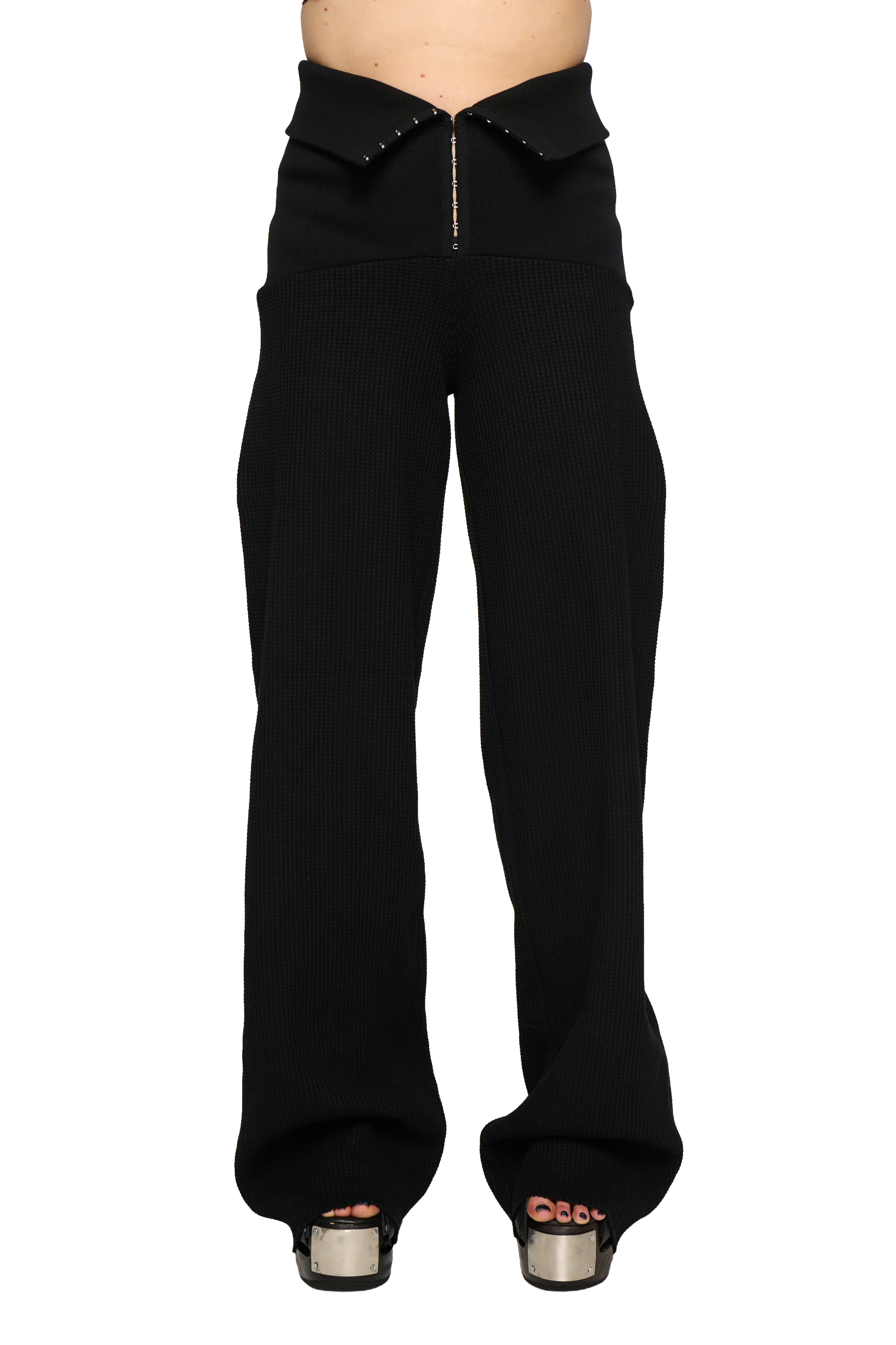 Waffle Pant - Black - Image 3