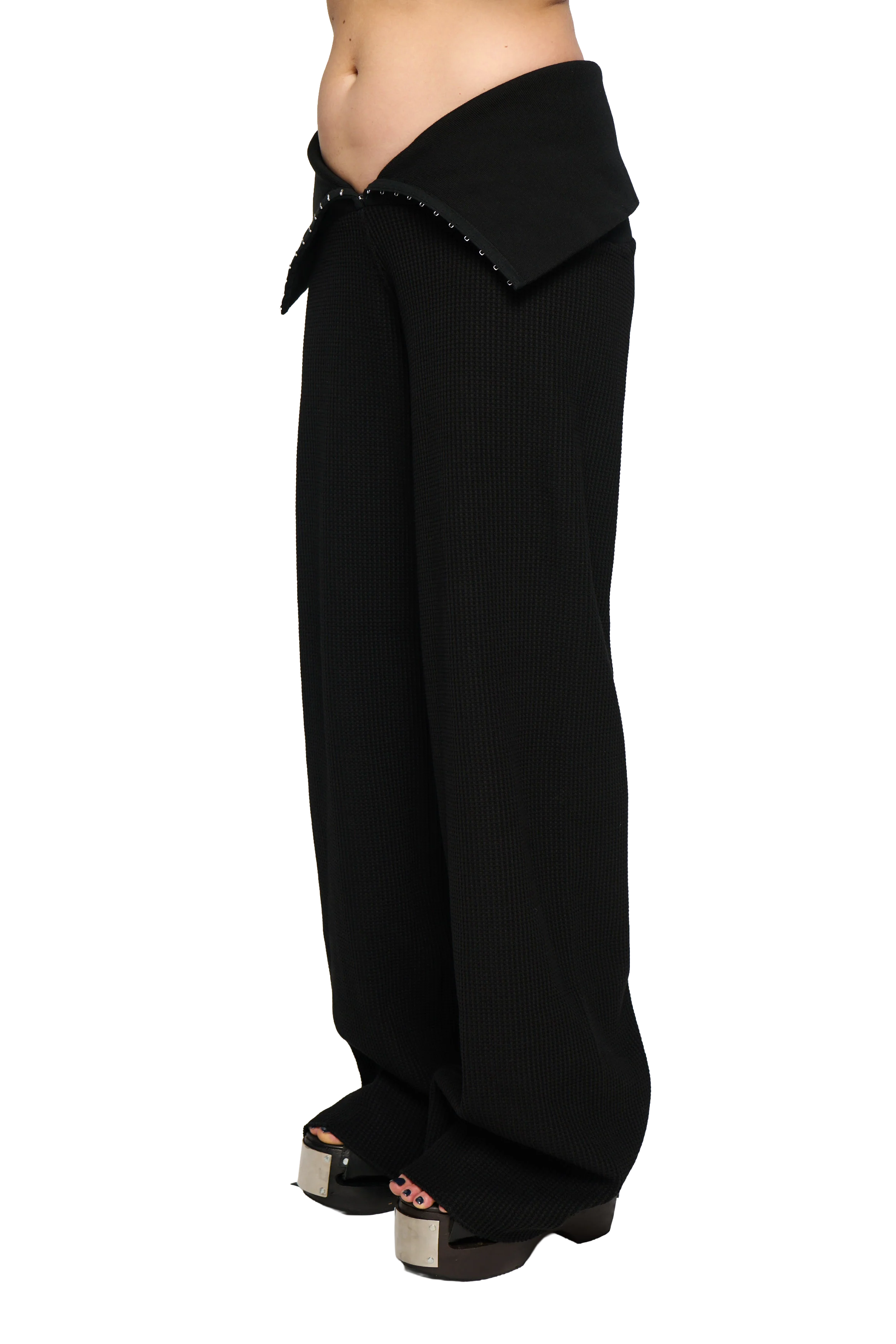 Waffle Pant - Black - Image 4