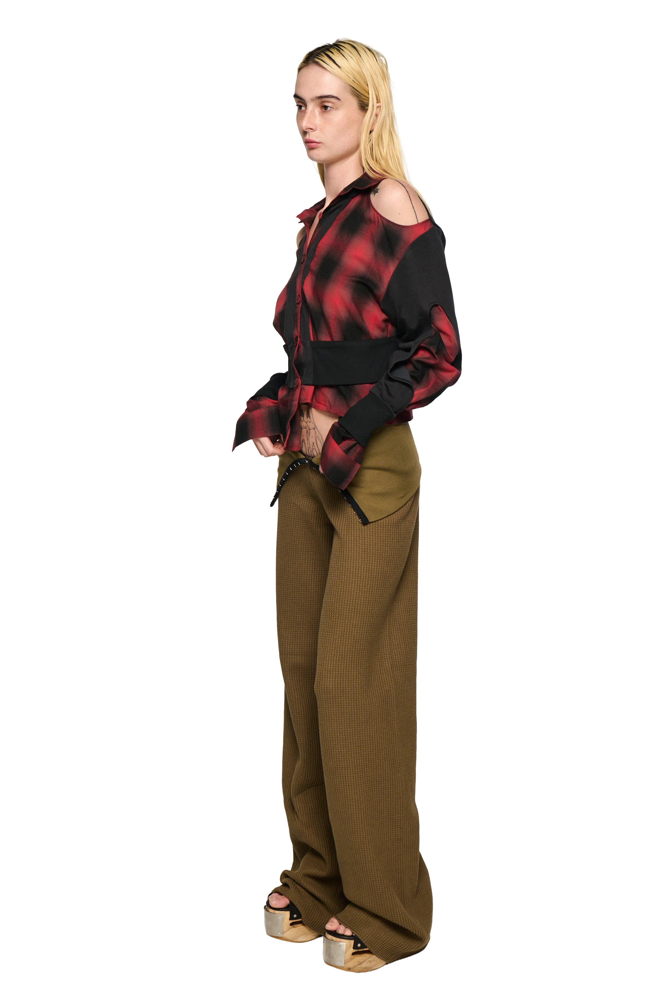 Waffle Pant - Khaki - Image 2