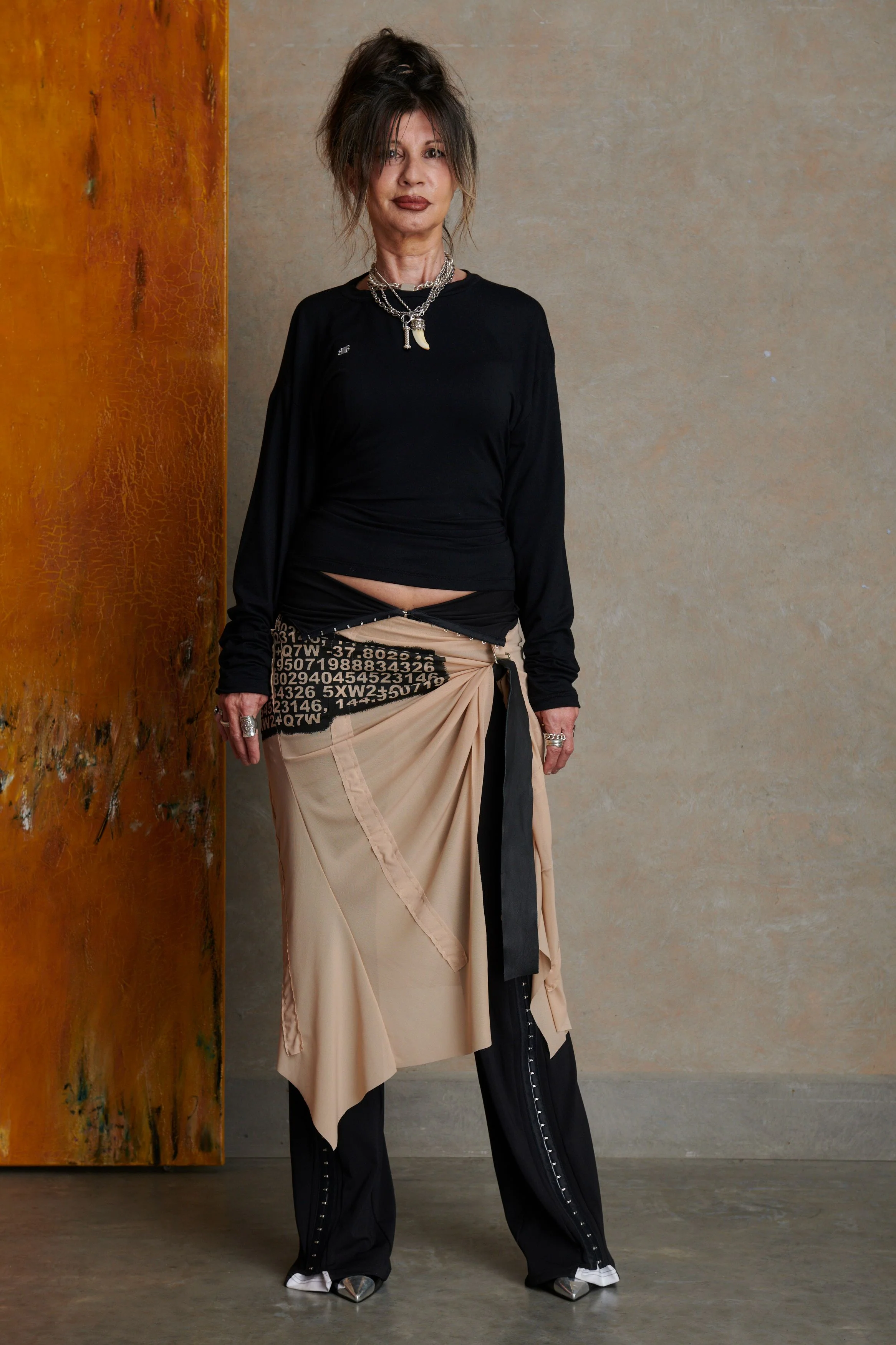 Zipper Long sleeve - Black - Image 8
